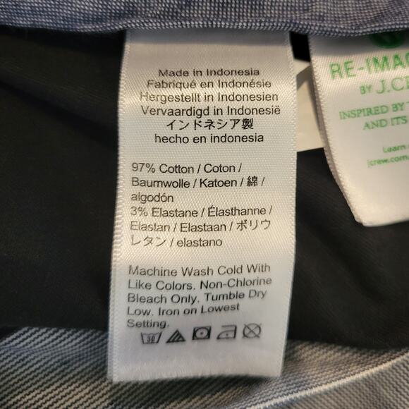 NWT J. Crew 770™ Straight-Fit Stretch Chino Pant Black 33/30 *Flaw - Picture 8 of 8